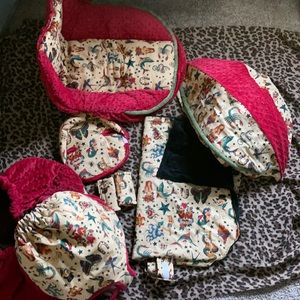 Car seat shopping cart cover 7 pc baby tattoo